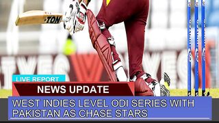 West Indies Level Odi Series with Pakistan as Chas