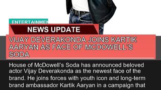 Vijay Deverakonda Joins Kartik Aaryan as Face of M