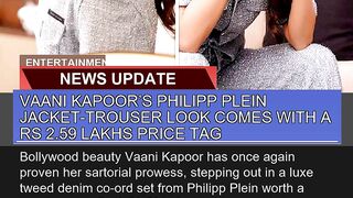 Vaani Kapoors Philipp Plein Jackettrouser Look C