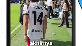 Luka Modric menjalani debutnya bersama AC Milan