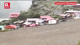 New Video From Dharali Captures The Aftermath Of Uttarkashi Cloudburst And Bed Of Mud