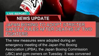 Japan Boxing to Adopt Stricter Safety Rules After