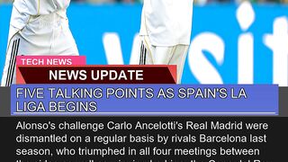 Five Talking Points as Spains La Liga Begins