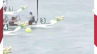 Tim perahu naga Indonesia berhasil meraih lima medali emas dan perak di ajang The World Games (TWG