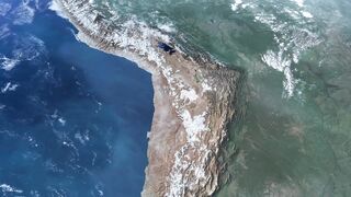 Анды, Южная Америка  самый протяжённый хребет планеты.