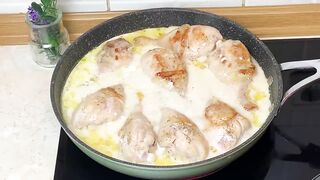 Самое вкусное ВТОРОЕ ИЗ КУРИЦЫ. Курица в сметанном соусе