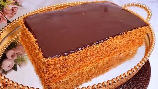 КАРАМЕЛЬНИЙ МЕДОВИК БЕЗ РОЗКАТКИ КОРЖІВ