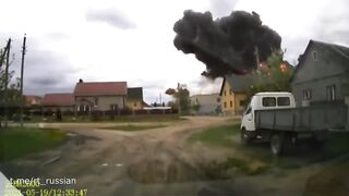 падения самолета в жилом районе