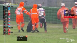 [Moto2] Aron Canet HORROR CRASH 