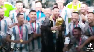 Celebration of Messi