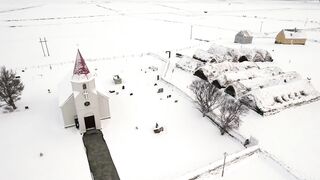 Iceland Reykjavik Winter Snow Nature Video