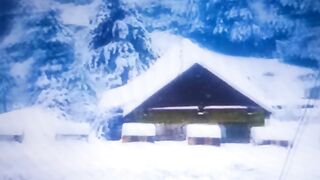 Beauty full snowfall in malamjaba