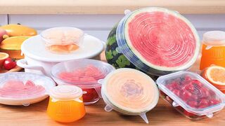 small kitchen gadgets|kitchen accessories|Silicone Cover Cap Kitchen Accessories Sealed