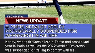 Olympic Medalist Kerley Provisionally Suspended Fo