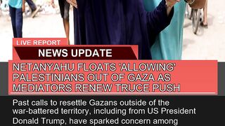 Netanyahu Floats Allowing Palestinians Out of Ga