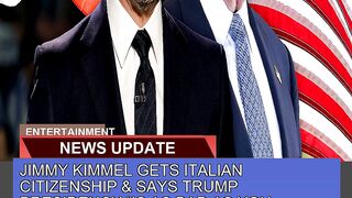 Jimmy Kimmel Gets Italian Citizenship Says Trump