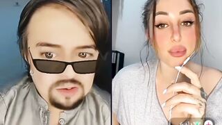 Waseem very funny tik tok live within arnica girl  zainab