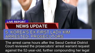 S Koreas Exfirst Lady Kim Arrested Prosecutors