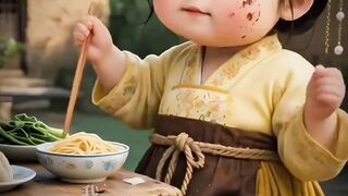 即梦ai 古风搞笑大唐胖妞专治不开心 上热搜 别人吃两口就饱了