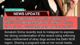 Sonakshi Sinha Slams Ruling of Mass Confinement of