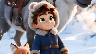 Snowy Forest Adventure  Heartwarming Winter Story of Friendship