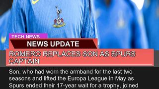 Romero Replaces Son as Spurs Captain
