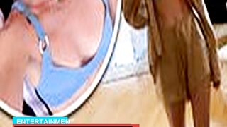 Binky Felstead Flaunts Her Washboard Abs in a Blue