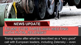 Trump Eyes Threeway Meeting with Putin Zelensky