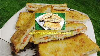 Chicken snack , chicken vegetable sandwich