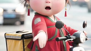 古风第一摇古风美女 小胖妞上线 鸟儿摇 洗脑神曲 魔性律动舞