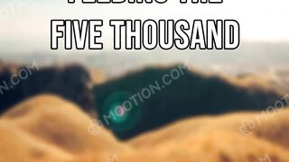 The miracle of feeding the five thousand by jesus christ