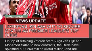 Liverpool Splash Out to Secure Status as Premier L