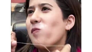 Funny girl on X- My bestie first time upperlie reaction  https----Zn2gdxnKz6 -