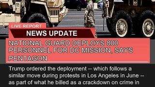 National Guard Deploys Personnel for Dc Missio