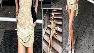 Iris Law Puts on a Racy Display in a Sheer Chiffon