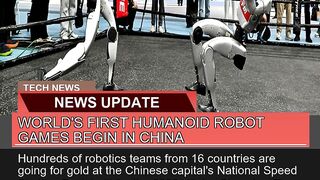 Worlds First Humanoid Robot Games Begin in China