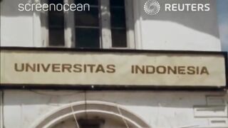 Ratu Juliana (Ratu Belanda) Berkunjung di universitas Indonesia