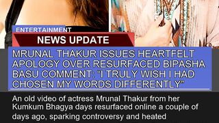 Mrunal Thakur Issues Heartfelt Apology Over Resurf