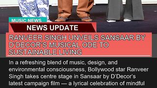 Ranveer Singh Unveils Sansaar by Ddecors Musical