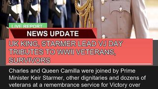 UK King Starmer Lead Vj Day Tributes to Wwii Vete