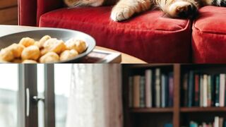 Cat with Snacks  Find the Difference Challenge