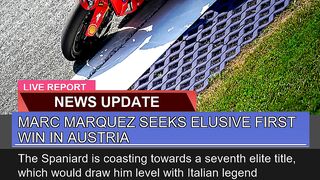 Marc Marquez Seeks Elusive First Win in Austria