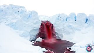 Blood Falls in Antarctica  The Red Waterfall Mystery Finally Explained!