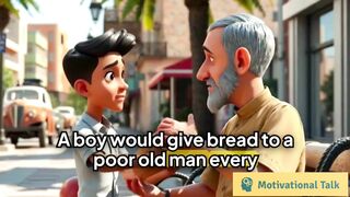 A boy kindness