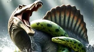 Battle anaconda vs dino