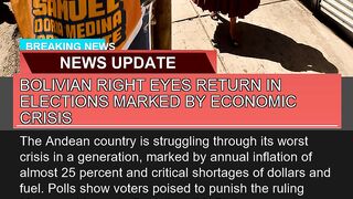 Bolivian Right Eyes Return in Elections Marked by