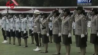 Pengibaran Bendera Merah Putih, Pada HUT RI ke-65, Oleh Paskibraka tahun 2010