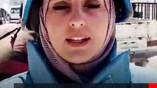 راسلة ميدي1 تيفي القواتالإسرائيلية تحيط بغزة وسكانها ينزحون إلى مخيمات