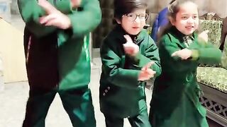 Funny kids talking about school