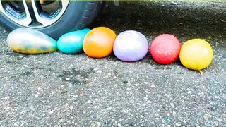 Experimentos Esmagadores! Carro vs Coisas Crocantes e Macias! Coca-Cola, Fanta, Mirinda, Mnt Dew 7